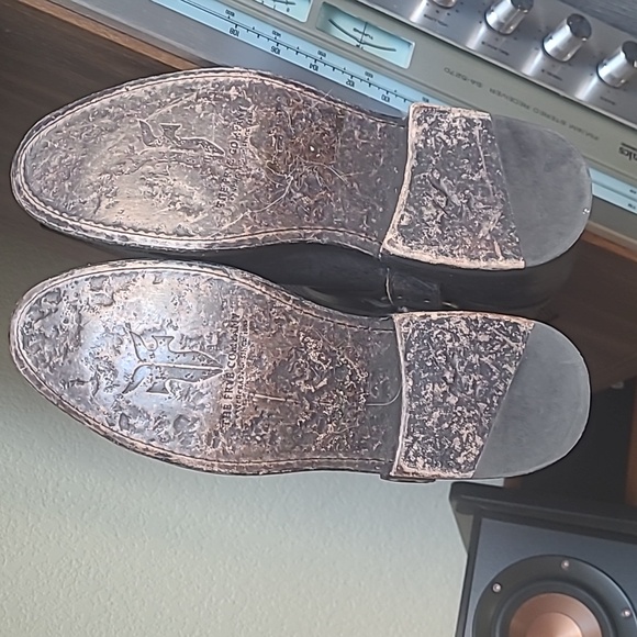 Frye Black Leather Harness Boots - Picture 8 of 8